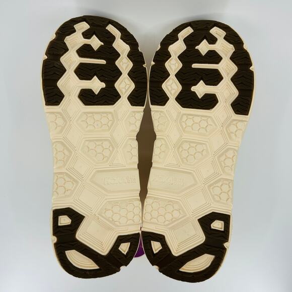 Hoka One One Men's Clifton L Athletics Leather Sneakers Vanilla/Wheat Size 11 - Picture 10 of 11